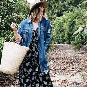 CJLA Distressed Denim Jacket / Jean Jacket